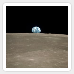 Earthrise over Moon, Apollo 11 (C020/0497) Sticker